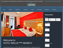 Tablet Screenshot of hotel-wallis.de